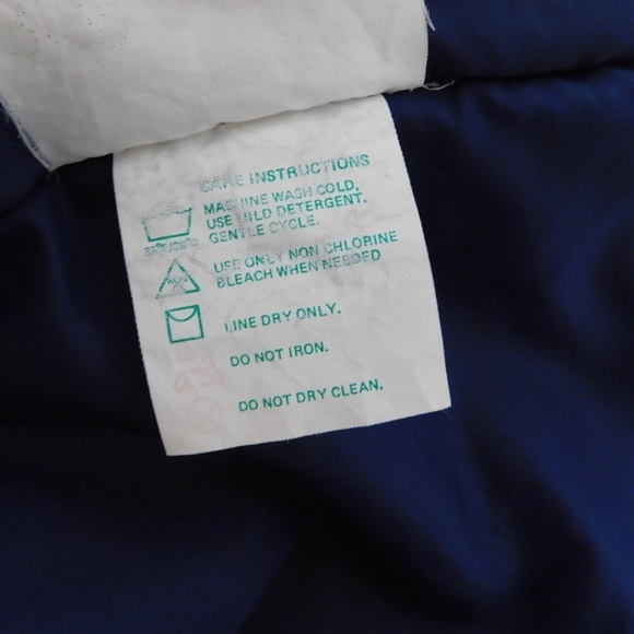 Vintage OBERMEYER Women’s Embroidered Hooded Legend Coat Jacket Red Blue Size 10 - Picture 13 of 14